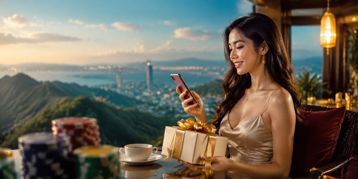 Pengguna Malaysia bermain kasino mudah alih raa88 di Genting Highlands menggunakan telefon Android
