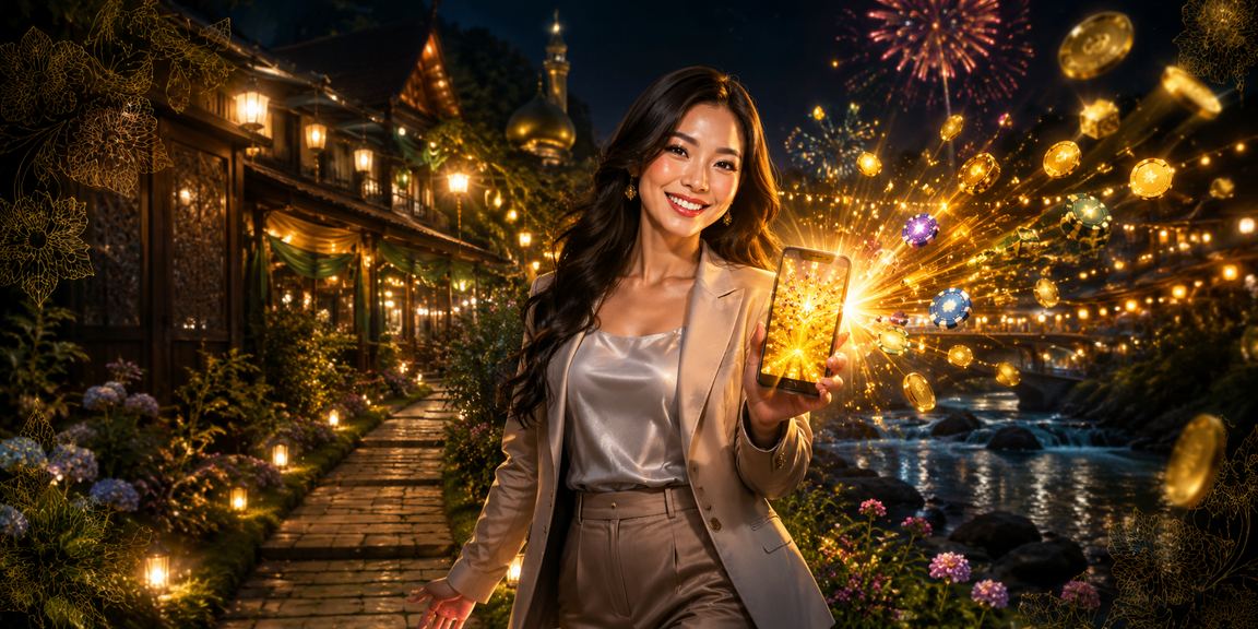 Suasana perayaan Hari Raya di Malaysia sambil menikmati platform pertaruhan dalam talian raa88